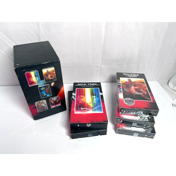 Star Trek The Movies 25th Anniversary Collector's Set of 5 VHS Box Set - Picture 6 of 9